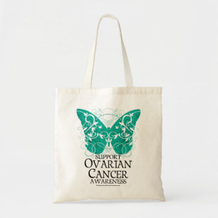 Tote Bag Papillon de Cancer ovarien
