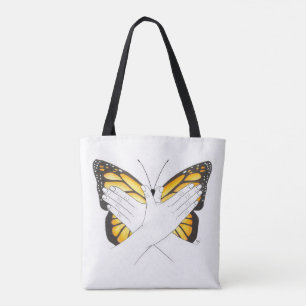 Tote Bag Papillon de monarque dans l'ASL