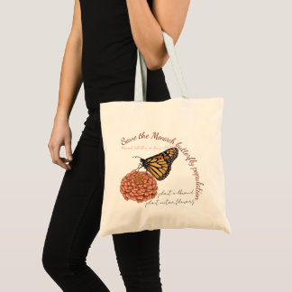 Tote Bag Papillon Monarch Personnalisable