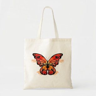 Tote Bag Papillon Monarque Abstrait