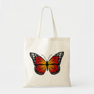 Tote Bag Papillon Monarque Abstraite ligne artistique