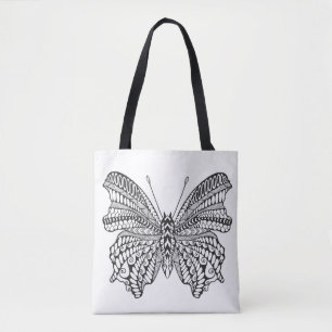 Tote Bag Papillon tropical inspiré 2