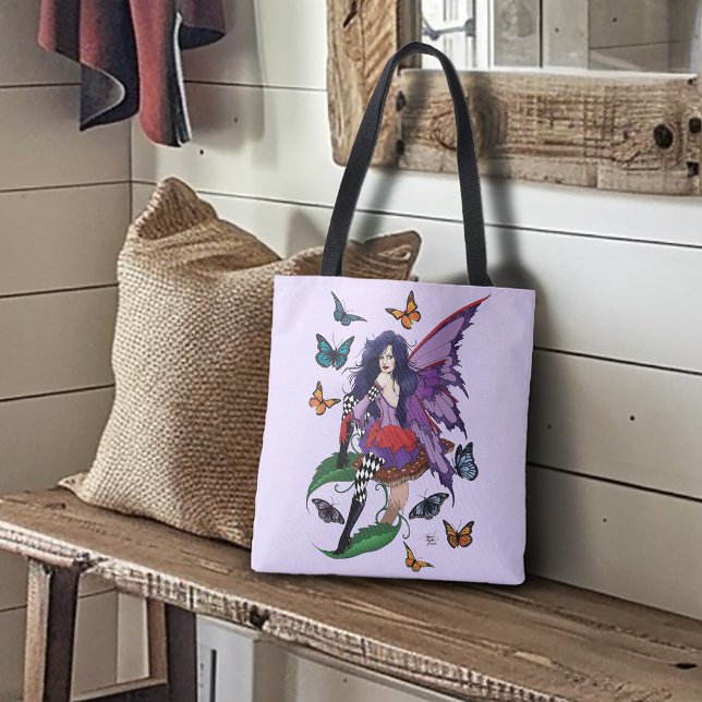 Tote Bag Papillons aux champignons poilus (Créateur téléchargé)