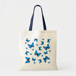 Tote Bag Papillons bleus