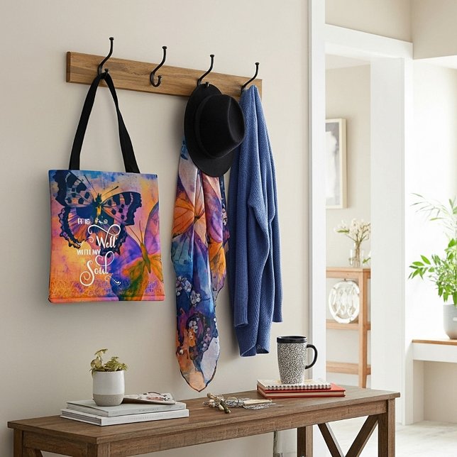 Tote Bag Papillons C'est bien  (Créateur téléchargé)