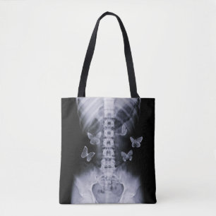 Tote Bag Papillons conceptuels de rayon X