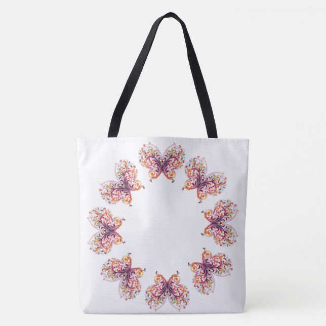 Tote Bag Papillons de style classique (Devant)
