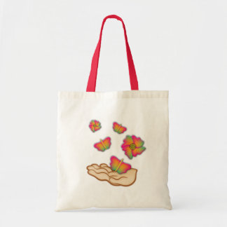 Tote Bag Papillons & Fleurs