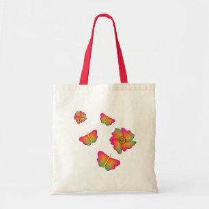 Tote Bag Papillons & Fleurs