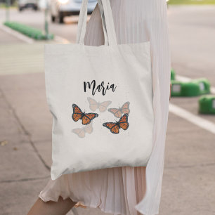 Tote Bag Papillons Monarque Personnalisés simples