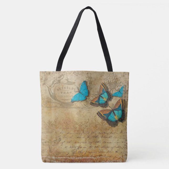 Tote Bag Papillons vintages (Devant)