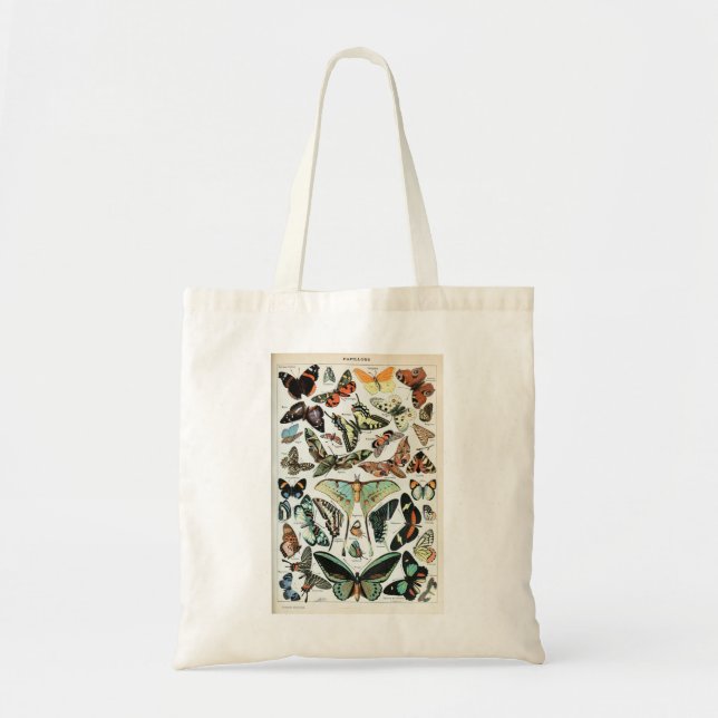 Tote Bag Papillons vintages du monde (Devant)
