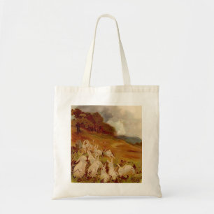 Tote Bag Pâques Animaux Mignons Vintage   Lapin