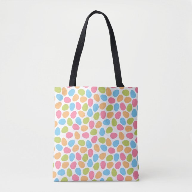 Tote Bag Pâques colorées (Devant)