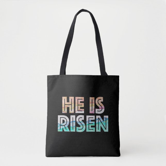 Tote Bag Pâques - Il est ressuscité (Devant)