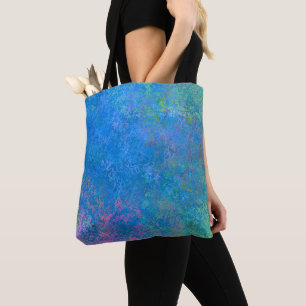 Tote Bag Par l'encre d'alcool de mer, Abstraite acrylique