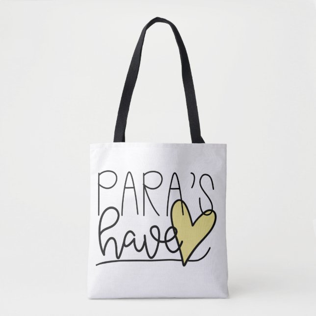 Tote Bag Para ont le coeur Fourre-tout (Devant)