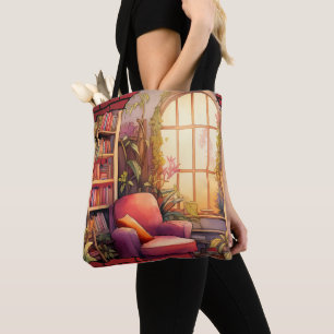 Tote Bag Paradis de l'Amateur de Livres : Charme Ancien