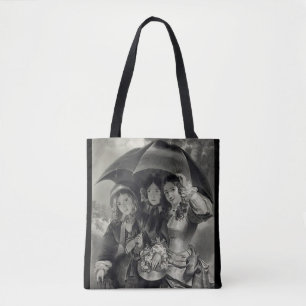 Tote Bag Parapluie de jeunes filles victoriennes journée pl