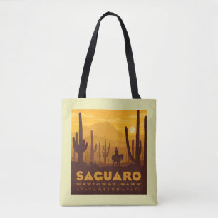 Tote Bag Parc national Carré du Saguaro   Arizona