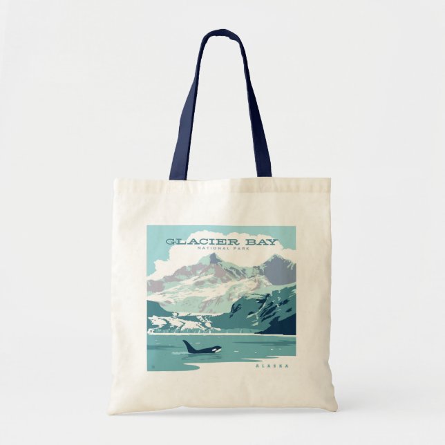 Tote Bag Parc national de Glacier Bay | Orca (Devant)