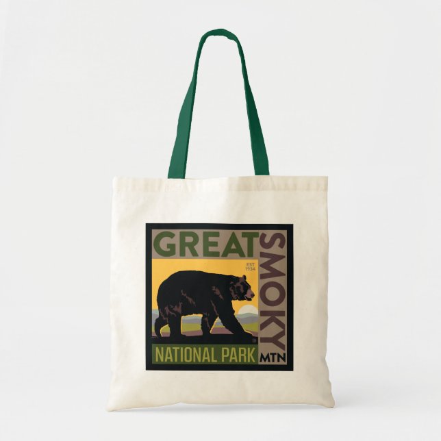 Tote Bag Parc national de Great Smoky Mountain| Ours (Devant)
