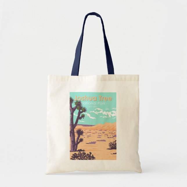 Tote Bag Parc national de Joshua Tree Tule Springs Vintage (Devant)