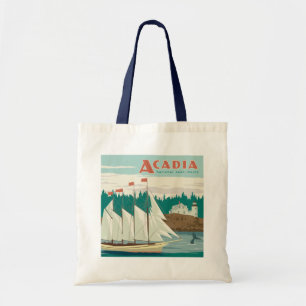 Tote Bag Parc national de l'Acadie, Maine   Voilier & Balei