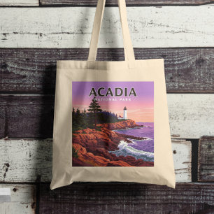 Tote Bag Parc national de l'Acadie vintage