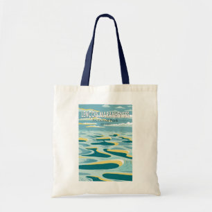 Tote Bag Parc national de Lencois Maranhenses Brésil Vintag