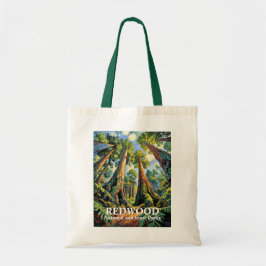 Tote Bag Parc national de Redwoods Californie Van Gogh Pers