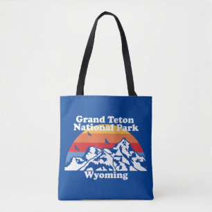 Tote Bag Parc national de vintage Grand Teton