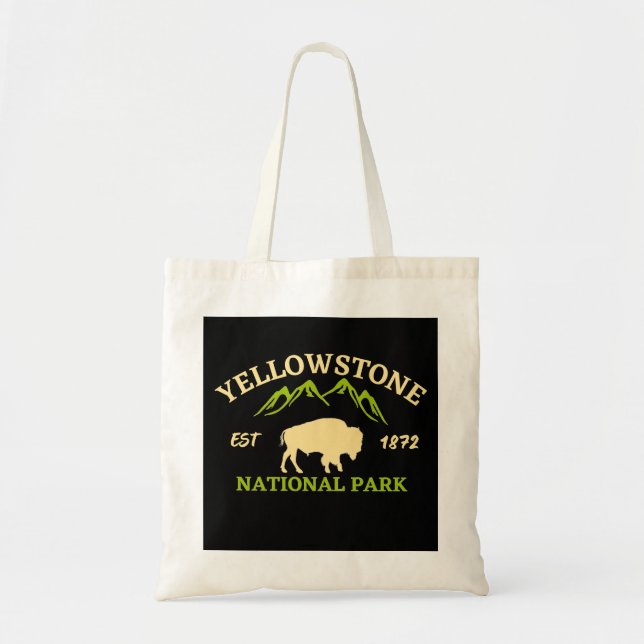 Tote Bag Parc national de Yellowstone (Devant)