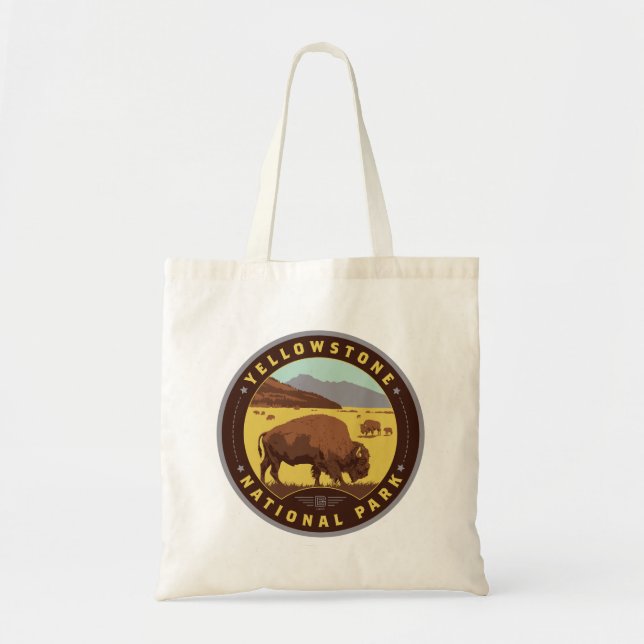 Tote Bag Parc national de Yellowstone (Devant)