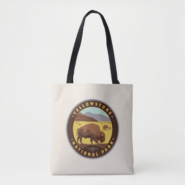 Tote Bag Parc national de Yellowstone (Devant)