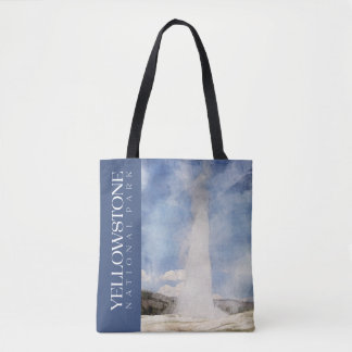 Tote Bag Parc national de Yellowstone Fourre-tout, Vieux sa