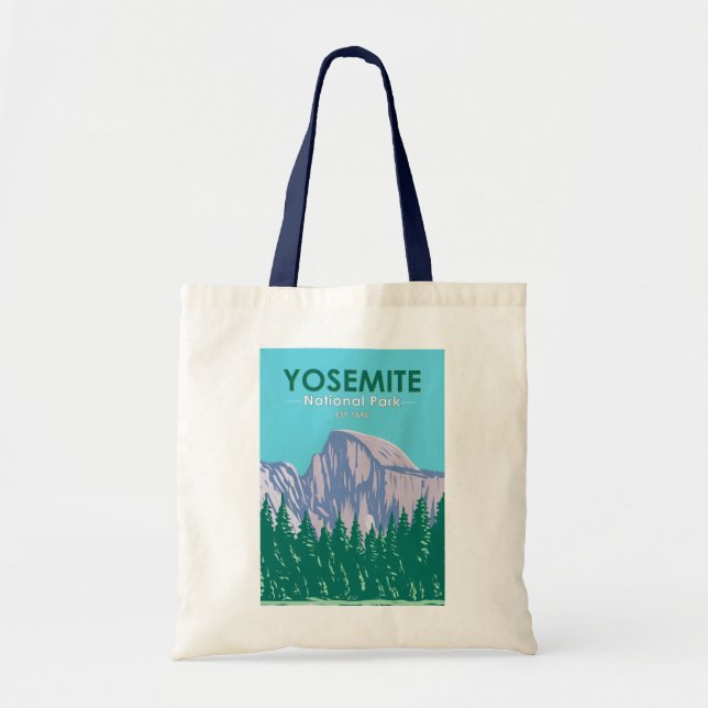 Tote Bag Parc national de Yosemite - Moitié Dôme Californie (Devant)