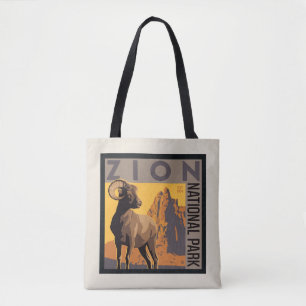 Tote Bag Parc national de Zion Ram