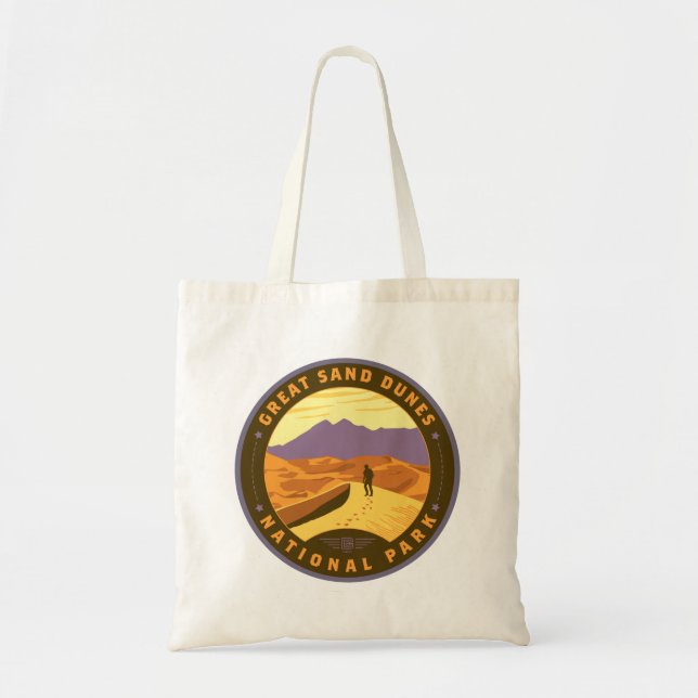 Tote Bag Parc national des Dunes de sable (Devant)