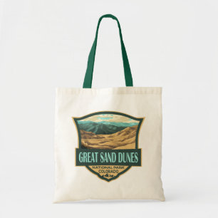 Tote Bag Parc national des Great Sand Dunes Illustration Ré