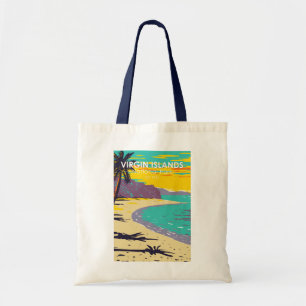 Tote Bag Parc national des Îles Vierges Trunk Bay Beach