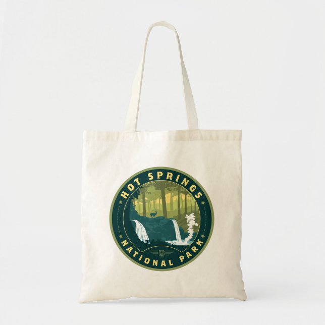 Tote Bag Parc national des sources chaudes (Devant)