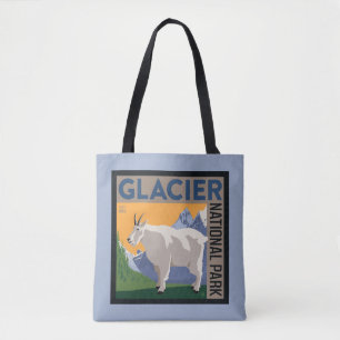 Tote Bag Parc national du Glacier   Chèvre