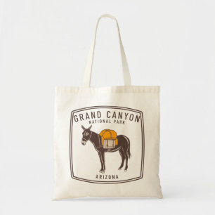 Tote Bag Parc national du Grand Canyon Donkey