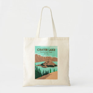 Tote Bag Parc national du lac Crater Oregon Vintage