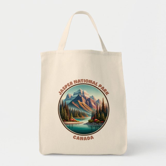 Tote Bag Parc national Jasper Canada (Devant)