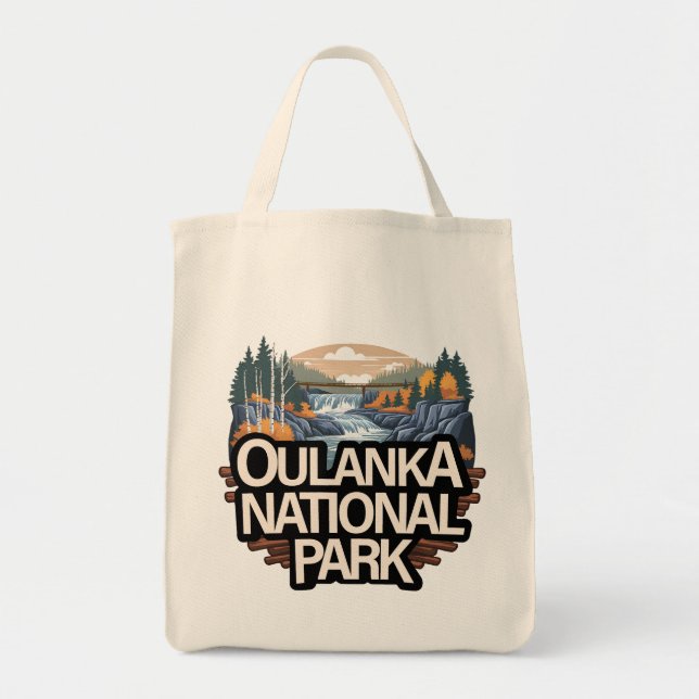 Tote Bag Parc national Oulanka Finlande (Devant)