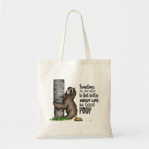 Tote Bag paresse pooping
