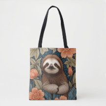 Paresseux Mignon Élégant Floral Inspiré de William