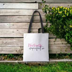 Tote Bag Parfaitement imparfait xo Message Inspirationnel